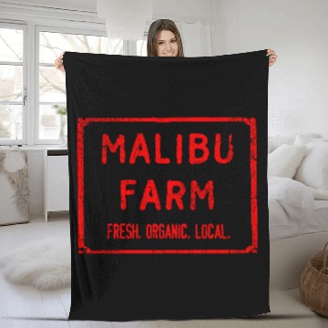 Discover Malibu Farm Miami Beach fresh organic local Fleece Blankets