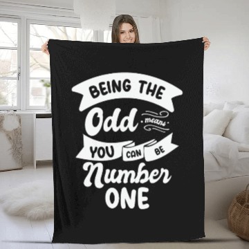 Discover Math Odd Number Mathematics Smart Inspirational Fleece Blankets
