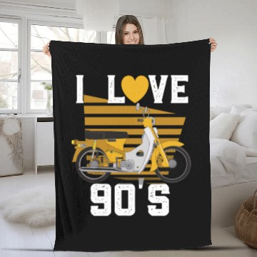 Discover 1990's 90s I Heart Nineties I Love the 90's Old Fleece Blankets