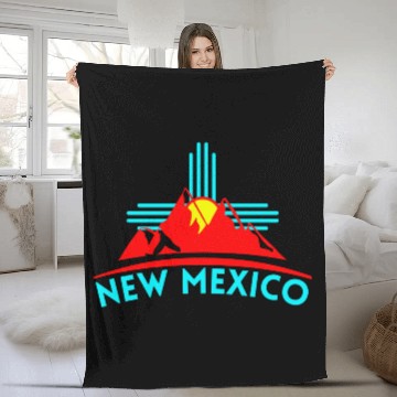 Discover Zia Sun New Mexico Fleece Blankets