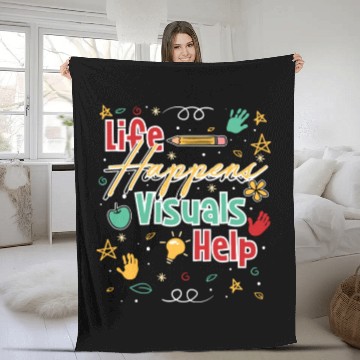 Discover Sped Teacher Special Education Teacher Fleece Blankets
