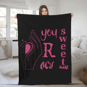 Discover Best Lovely couples Fleece Blankets,you are my sweet half