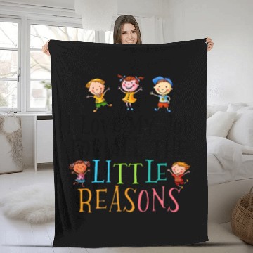 Discover I Love My Job For All Reasons Fleece Blankets