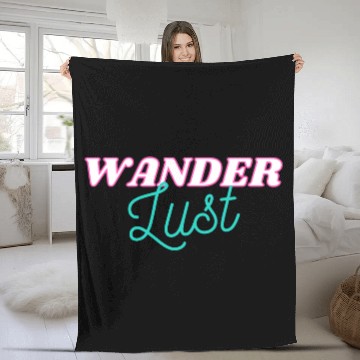 Discover Wanderlust Fleece Blankets