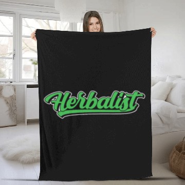 Discover Herbalist Herbalism Gardening Herbs Herb Fleece Blankets