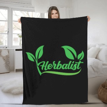 Discover Herbalist Herb Herbalism Herbs Gardening Fleece Blankets