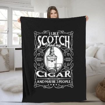 Discover Irish Whiskey Scotch Drinker Alcohol Drinking Fleece Blankets