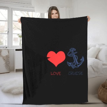 Discover New Peace love cruise Gift ideas Fleece Blankets