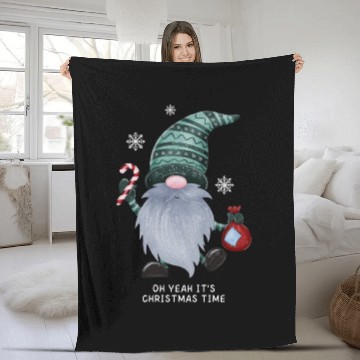 Discover OH YEAH it's christmas time Fleece Blankets