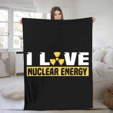 Discover Physics Physicist Nuclear Physics Fleece Blankets