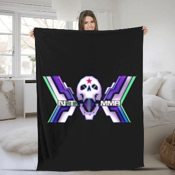 Discover Cyberpunk NT MMA logo Fleece Blankets