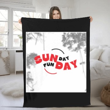 Discover sunday funday classic Fleece Blankets