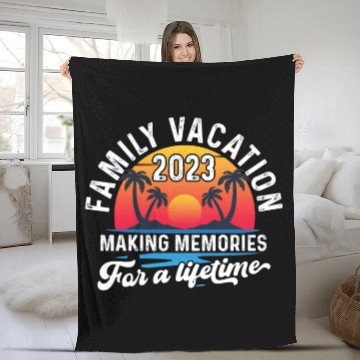 Discover Family Vacation 2023 Making Memories Fleece Blankets