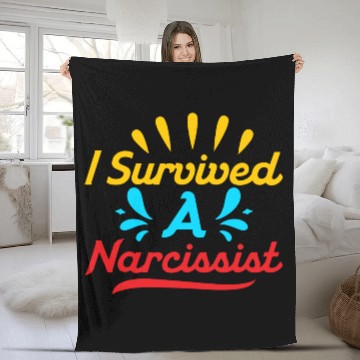 Discover I Survived A Narcissist Divorcee Divorce Women Fleece Blankets