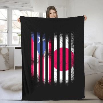 Discover Puerto Rico Flag Japan Grown Country Flags Stripes Fleece Blankets