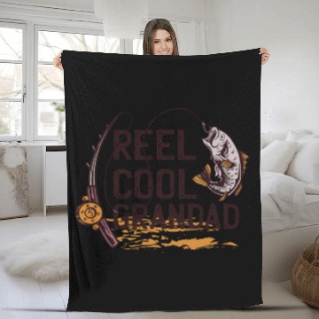Discover Reel cool Grandad Reel cool Grandad inspiration st Fleece Blankets