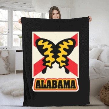 Discover US States Albm Fleece Blankets