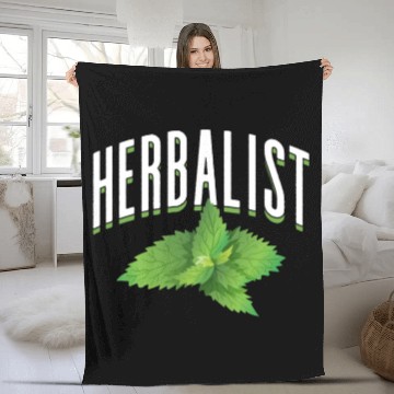 Discover Herbalist Herb Herbalism Herbs Gardening Fleece Blankets