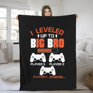 Discover Big Brother EST 2023 - I Leveled Up To Big Brother Fleece Blankets
