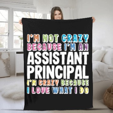 Discover Assistant Principal Fleece Blankets