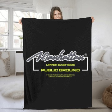 Discover manhattan Fleece Blankets