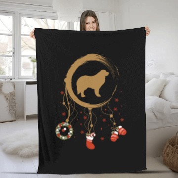 Discover dog dreamcatcher Christmas Great Pyrenees Fleece Blankets