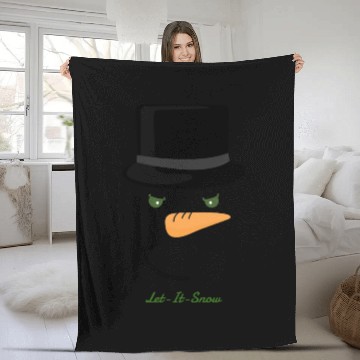 Discover Let It Snow Fleece Blankets