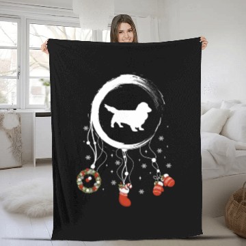 Discover dog dreamcatcher Christmas Long haired Dachshund Fleece Blankets