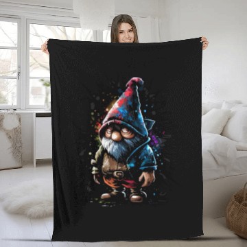 Discover Graffiti Streetwear Gnome Fleece Blankets