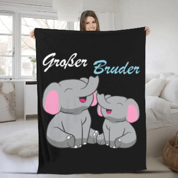 Discover Elephant - Großer Bruder Fleece Blankets