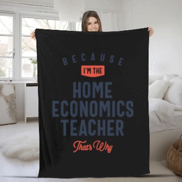 Discover Home Economics Teacher Job Occupation Fleece Blankets