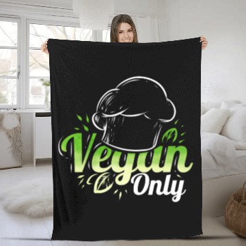Discover Chefs Hat Cooking Only Veggies For Vegetarian And Fleece Blankets