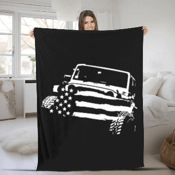 Discover Dirt offroad mud4x4 badass racing mechanic Fleece Blankets