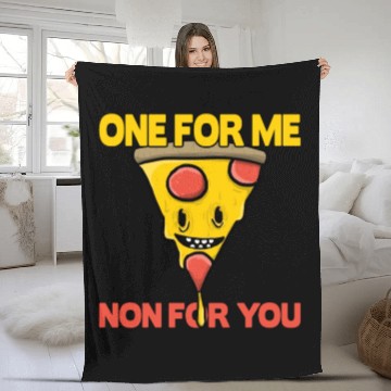 Discover Pizza lover Fleece Blankets