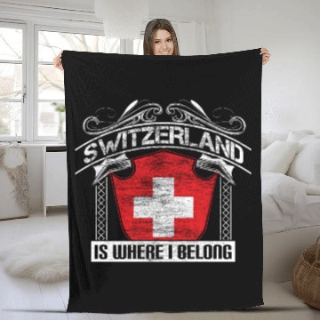 Discover Switzerland Matterhorn State Fleece Blankets