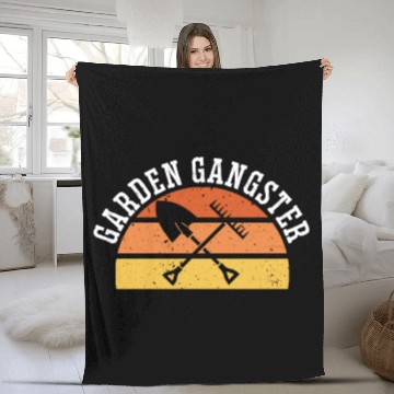 Discover GARDEN GANGSTER I Plants Gardener Gardening Fleece Blankets