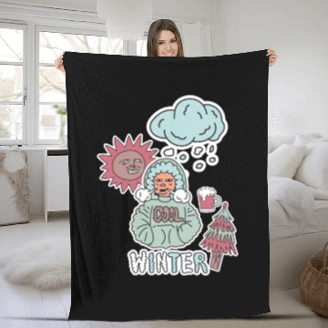 Discover Gift christmas cute Rejeki Fleece Blankets