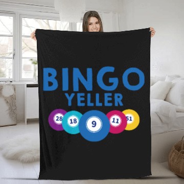 Discover Bingo Yeller 2 Fleece Blankets