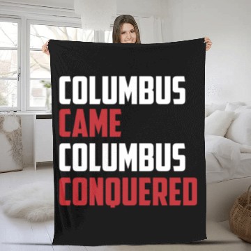 Discover Columbus Day 1492 Fleece Blankets