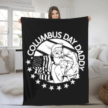 Discover Columbus Day 1492 Fleece Blankets