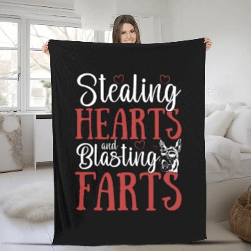 Discover Donkey Stealing Hearts And Farmer Pet Donkey Lover Fleece Blankets