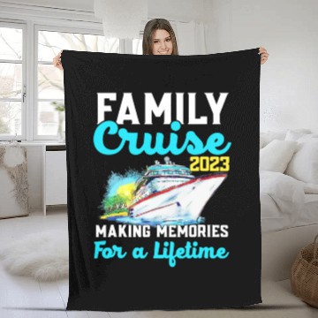 Discover Family Cruise Ship 2023, Making Memories Fleece Blankets