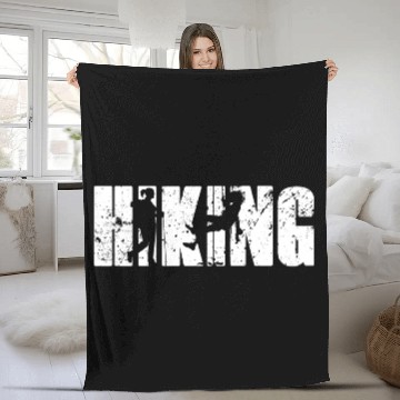 Discover Hiking Fleece Blankets