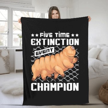 Discover Moss Piglet Science Biology Tardigrade Lover Fleece Blankets