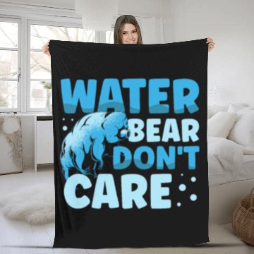 Discover Moss Piglet Science Biology Tardigrade Lover Fleece Blankets