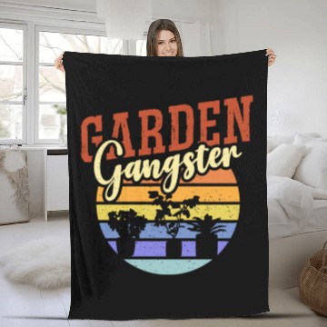 Discover GARDEN GANGSTER I Plants Gardener Gardening Fleece Blankets