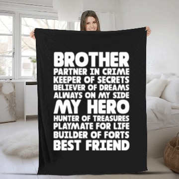 Discover Brother Partner in Crime Keeper of Secrets Fleece Blankets