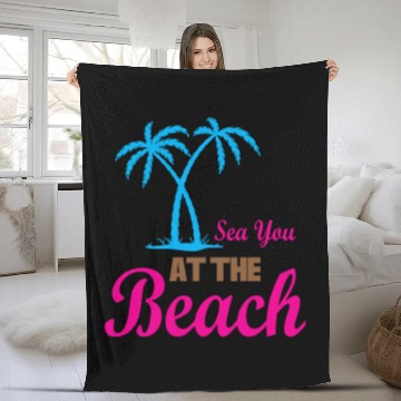 Discover Feeling A LiL Salty with Summer Clothes Fleece Blankets