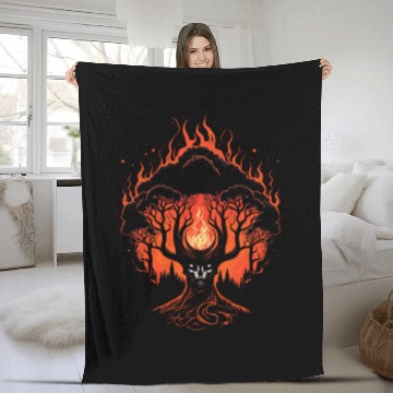 Discover Tree Of Death Fleece Blankets