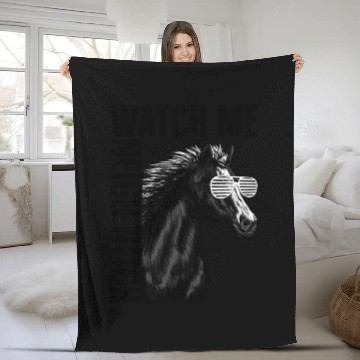 Discover Cowboy Fleece Blankets, Watch Me Neigh Neigh Funny